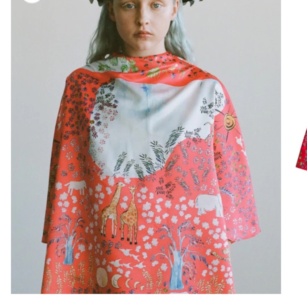 Dauphinette Floatkerchief Top in Fever Dream, size 6